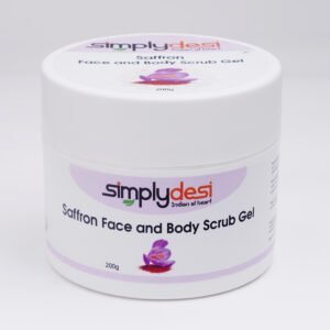 Saffron Face & Body scrub Gel